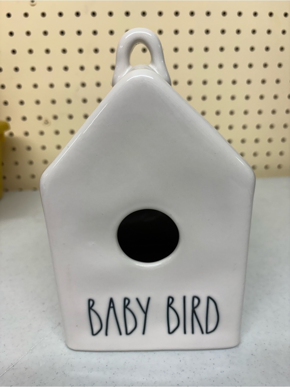 Rae Dunn "Baby Bird" ceramic birdhouse